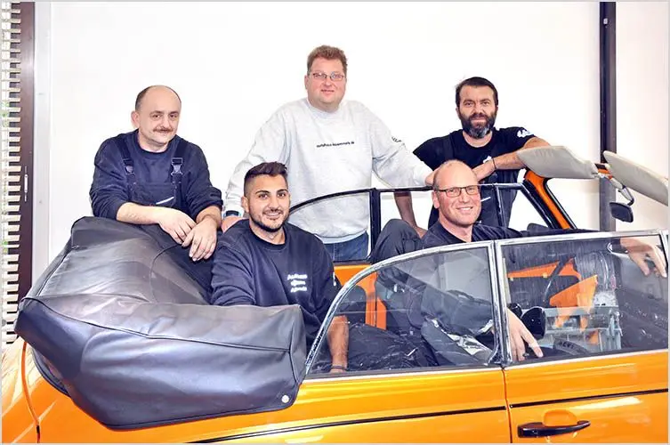 Fahrzeuginspektion in der Kfz-Werkstatt Kümmerle in Altenriet